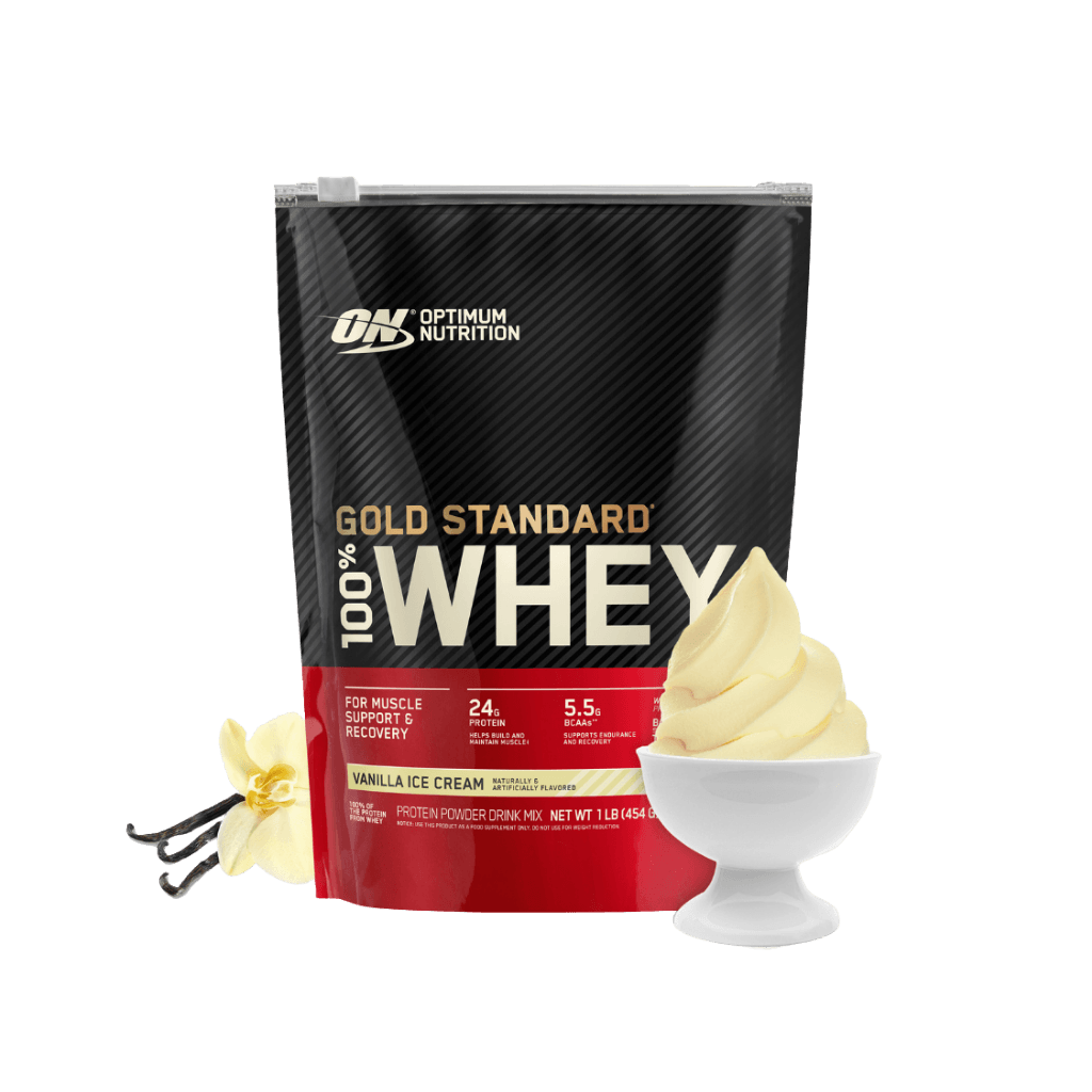 Gold Standard 100% Whey Optimum Nutrition Whey blend protein 14 Serves (454g) Vanilla Ice Cream