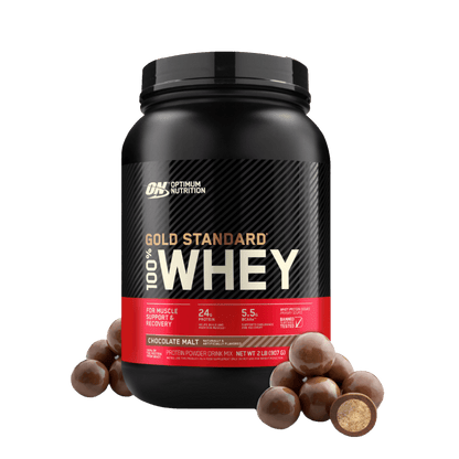 Gold Standard 100% Whey Optimum Nutrition Whey blend protein 28 Serves (907g) Chocolate Malt