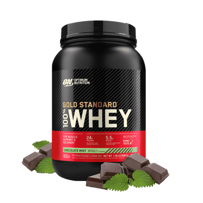 Gold Standard 100% Whey Optimum Nutrition Whey blend protein 28 Serves (907g) Chocolate Mint
