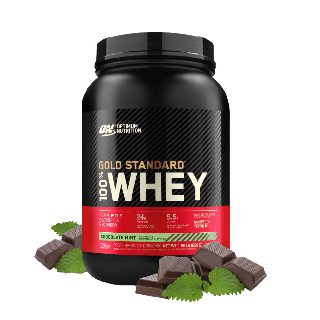 Gold Standard 100% Whey Optimum Nutrition Whey blend protein 28 Serves (907g) Chocolate Mint