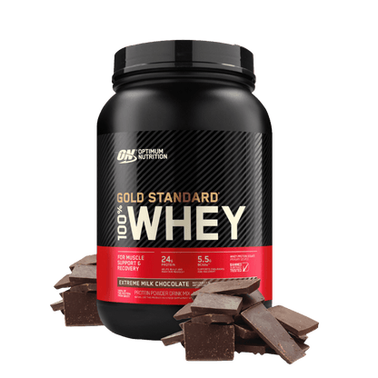 Gold Standard 100% Whey Optimum Nutrition Whey blend protein 28 Serves (907g) Extreme Milk Chocolate