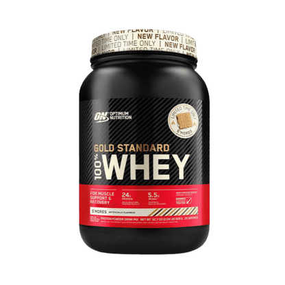 Gold Standard 100% Whey Optimum Nutrition Whey blend protein 28 Serves (907g) S'mores