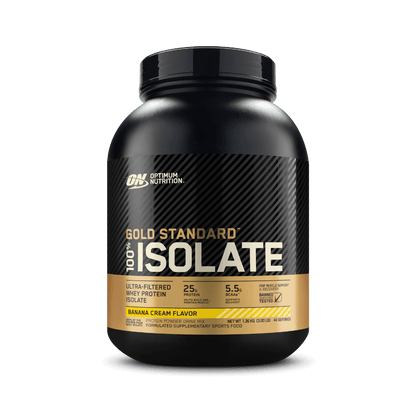 Gold Standard 100% Isolate Optimum Nutrition Whey protein isolate 44 Serves (1.32kg) Banana Cream