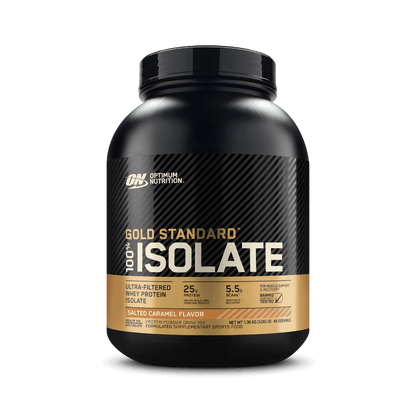 Gold Standard 100% Isolate Optimum Nutrition Whey protein isolate 44 Serves (1.32kg) Salted Caramel