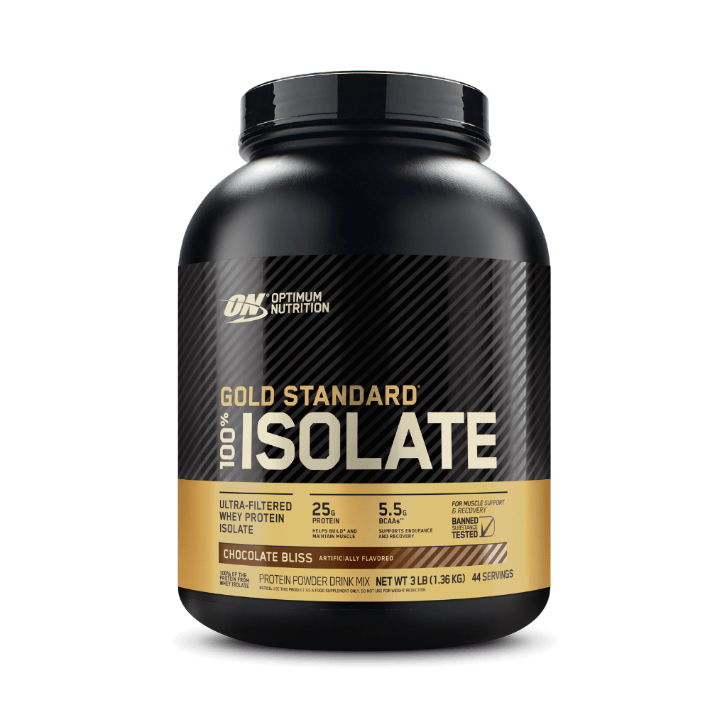 Gold Standard 100% Isolate Optimum Nutrition Whey protein isolate 44 Serves (1.32kg) Chocolate Bliss