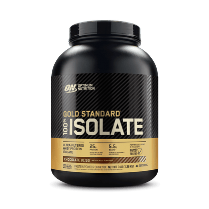 Gold Standard 100% Isolate Optimum Nutrition Whey protein isolate 44 Serves (1.32kg) Chocolate Bliss