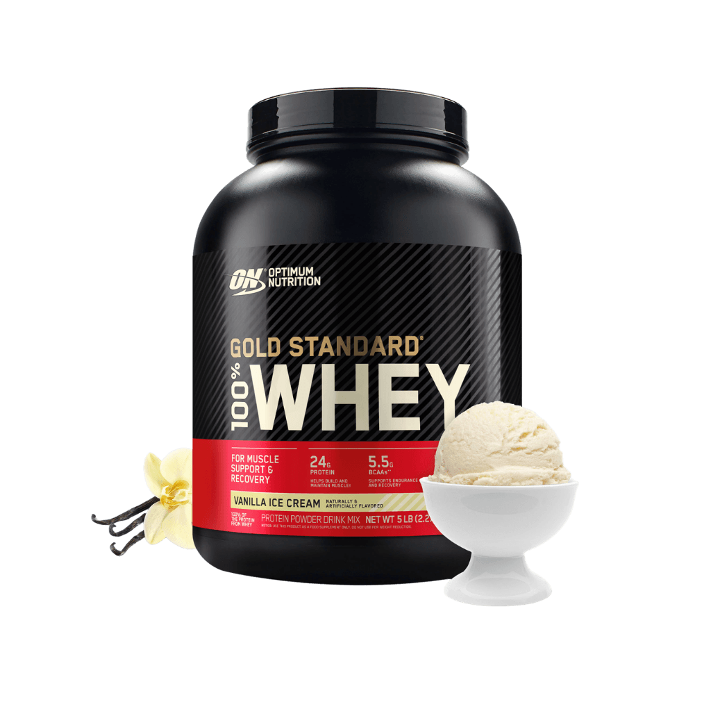 Gold Standard 100% Whey Optimum Nutrition Whey blend protein 58 Serves (1.81kg) Vanilla Ice Cream