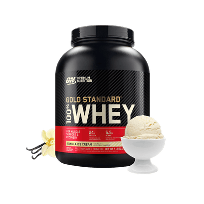 Gold Standard 100% Whey Optimum Nutrition Whey blend protein 58 Serves (1.81kg) Vanilla Ice Cream