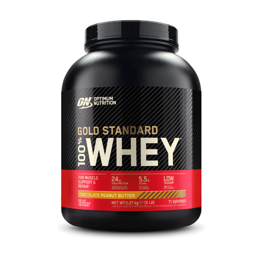 Gold Standard 100% Whey Optimum Nutrition Whey blend protein 72 Serves (2.27kg) Chocolate Peanut Butter
