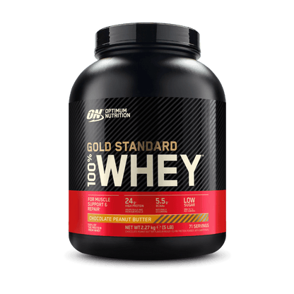 Gold Standard 100% Whey Optimum Nutrition Whey blend protein 72 Serves (2.27kg) Chocolate Peanut Butter