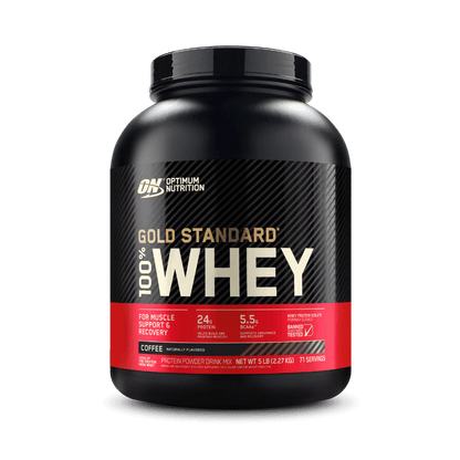 Gold Standard 100% Whey Optimum Nutrition Whey blend protein 72 Serves (2.27kg) Coffee
