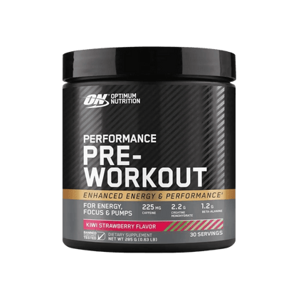 Performance Pre-Workout Optimum Nutrition Pre workout supplements 30 Serves Kiwi Strawberry