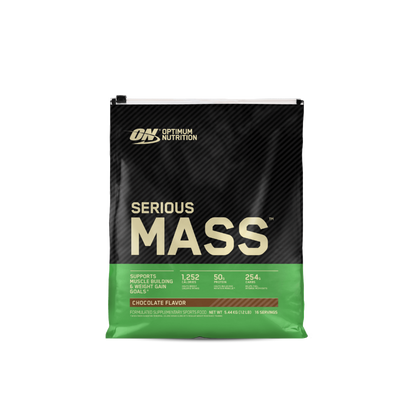 Serious Mass & Serious Mass Optimum Nutrition Mass gainer protein powder 5.4kg Chocolate