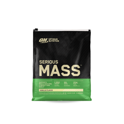 Serious Mass (2) & Serious Mass Optimum Nutrition Mass gainer protein powder 5.4kg Vanilla