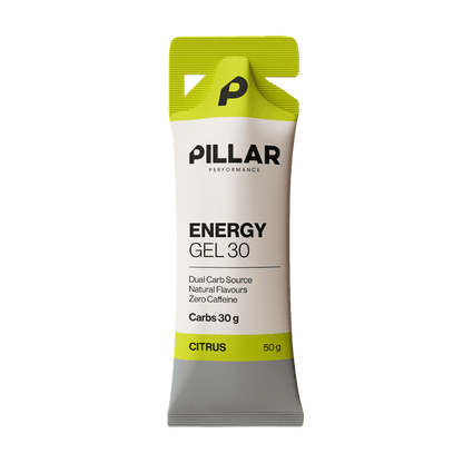 Energy Gel 30 (1) & Energy Gel 30 Pillar Performance Energy gels Box of 12 Citrus