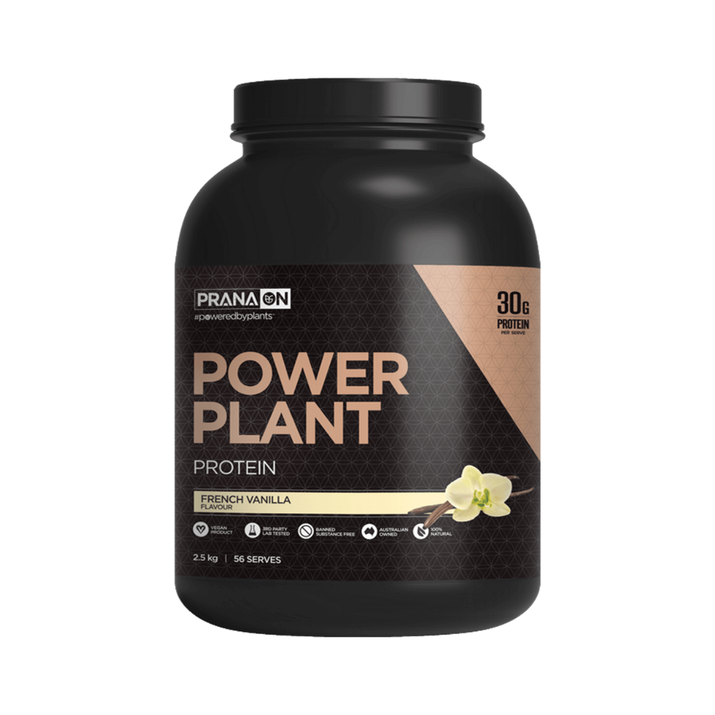 Power Plant Vegan Protein Prana Vegan protein powder 2.5kg French Vanilla