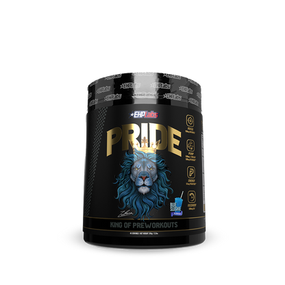 Pride & Pride EHP Labs Medium stimulant pre workout powder 40 Serves Blue Slushie