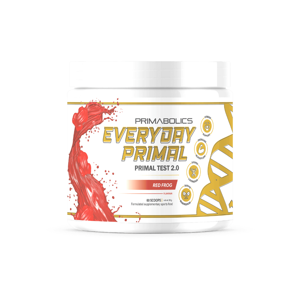 Everyday Primal Primabolics Testosterone boosters supplements 30 Serves Red Frogs