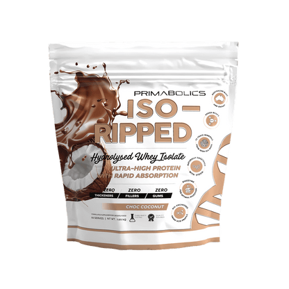 Iso-Ripped Primabolics Whey protein isolate 55 Serves Chocolate Coconut