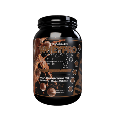Wheypro (2) & Wheypro Primabolics Whey blend protein 25 Serves Chocolate Malt