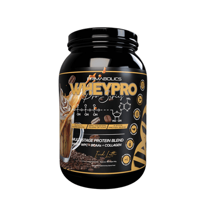 Wheypro (6) & Wheypro Primabolics Whey blend protein 25 Serves Iced Latte