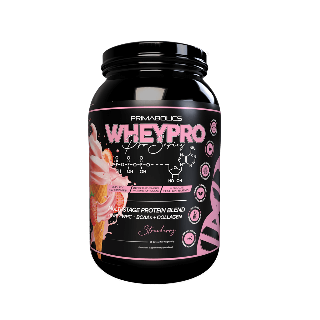 Wheypro & Wheypro Primabolics Whey blend protein 25 Serves Strawberry