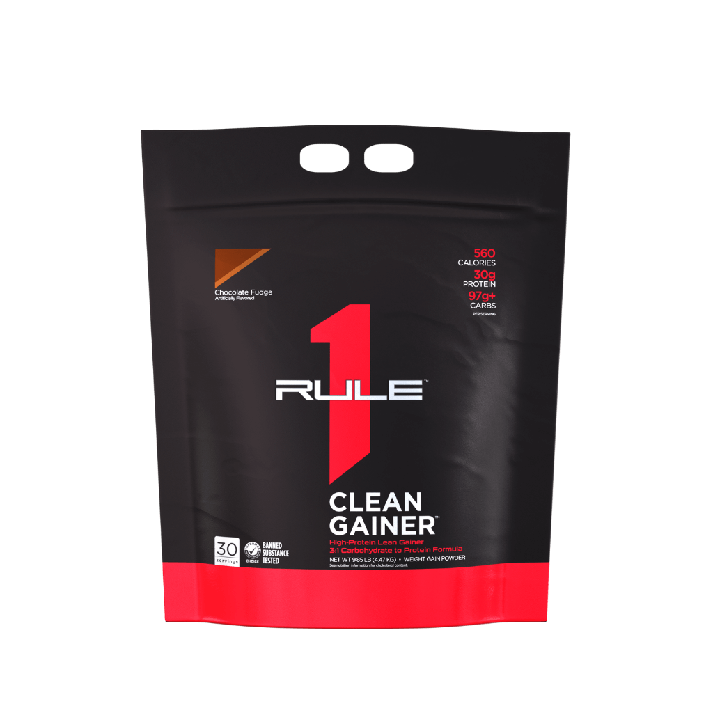 R1 Clean Gainer & R1 Clean Gainer Rule 1 Mass gainer protein powder 30 Serves Chocolate Fudge