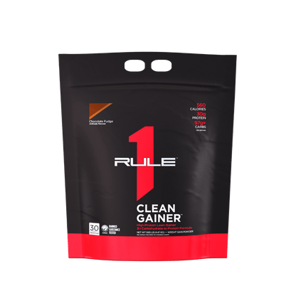 R1 Clean Gainer & R1 Clean Gainer Rule 1 Mass gainer protein powder 30 Serves Chocolate Fudge