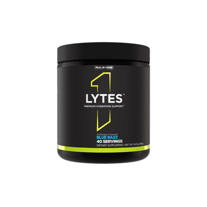 R1 Lytes & R1 Lytes Rule 1 Electrolyte supplements 40 Serves Blue Razz
