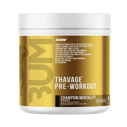 Thavage | CBUM RAW Beta alanine supplements 40 Serves Champion Mentality