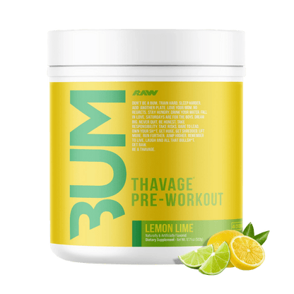 Thavage | CBUM RAW Beta alanine supplements 40 Serves Lemon Lime