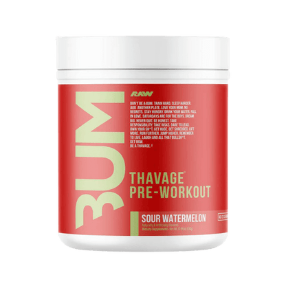 Thavage | CBUM RAW Beta alanine supplements 40 Serves Sour Watermelon