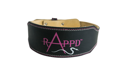 Rapp'd 4" Leather Weight Lifting Belt Rappd Weight lifting belts