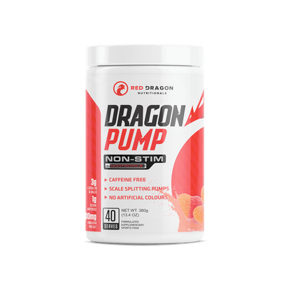 Dragon Pump Red Dragon Nutritionals Caffeine free pre workout