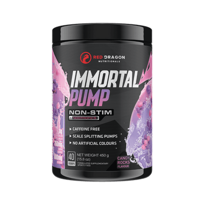 Immortal Pump Red Dragon Nutritionals Caffeine free pre workout