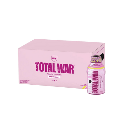 Total War RTD Redcon1 Drinks for pre workout Box of 12 Pink Lemonade