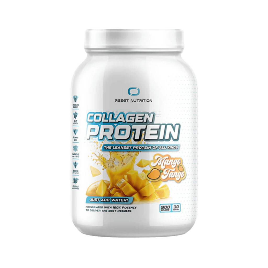 Collagen Protein Reset Nutrition Collagen protein powder 30 Serves (900g) Mango Tango