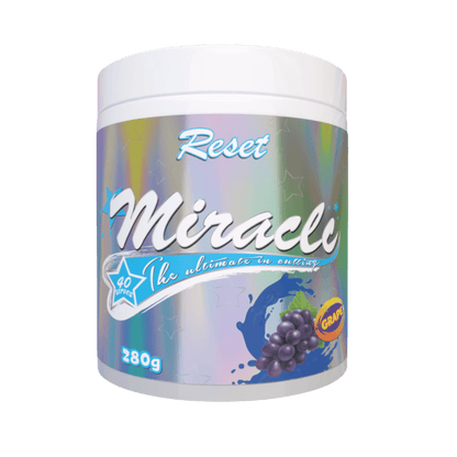 Miracle & Miracle Reset Nutrition Fat burners supplements 40 Serves Grape