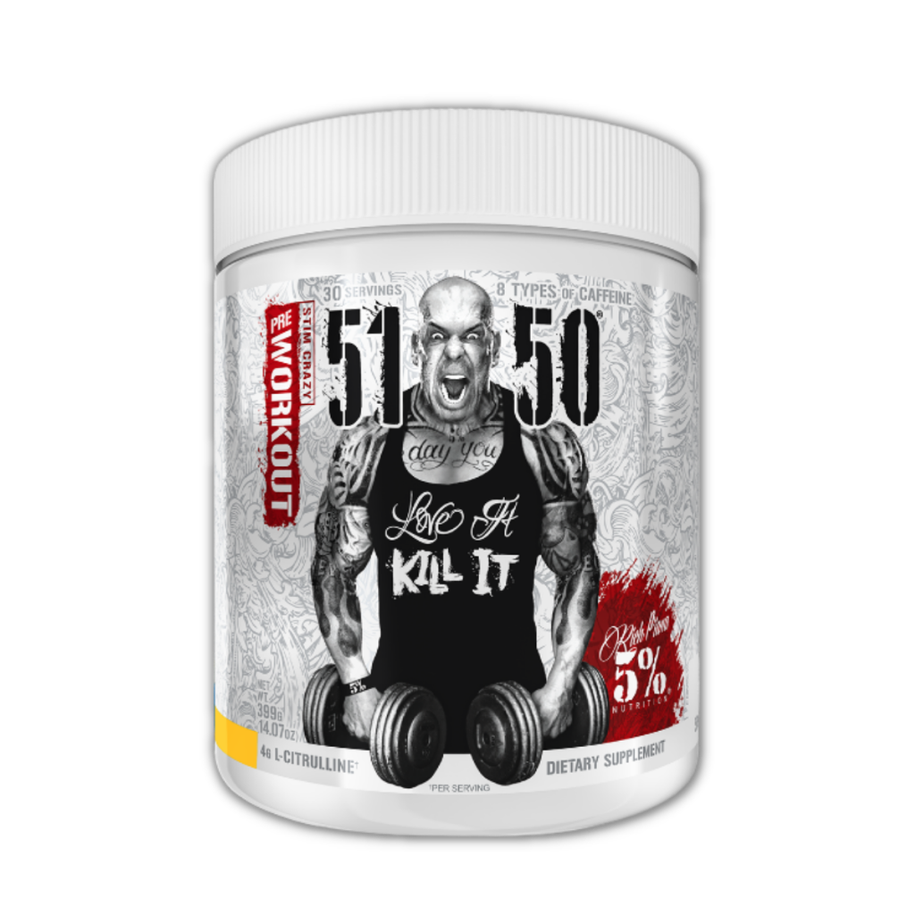 5150 & 5150 Rich Piana 5% Nutrition Beta alanine supplements 30 Serves Tropical Rage