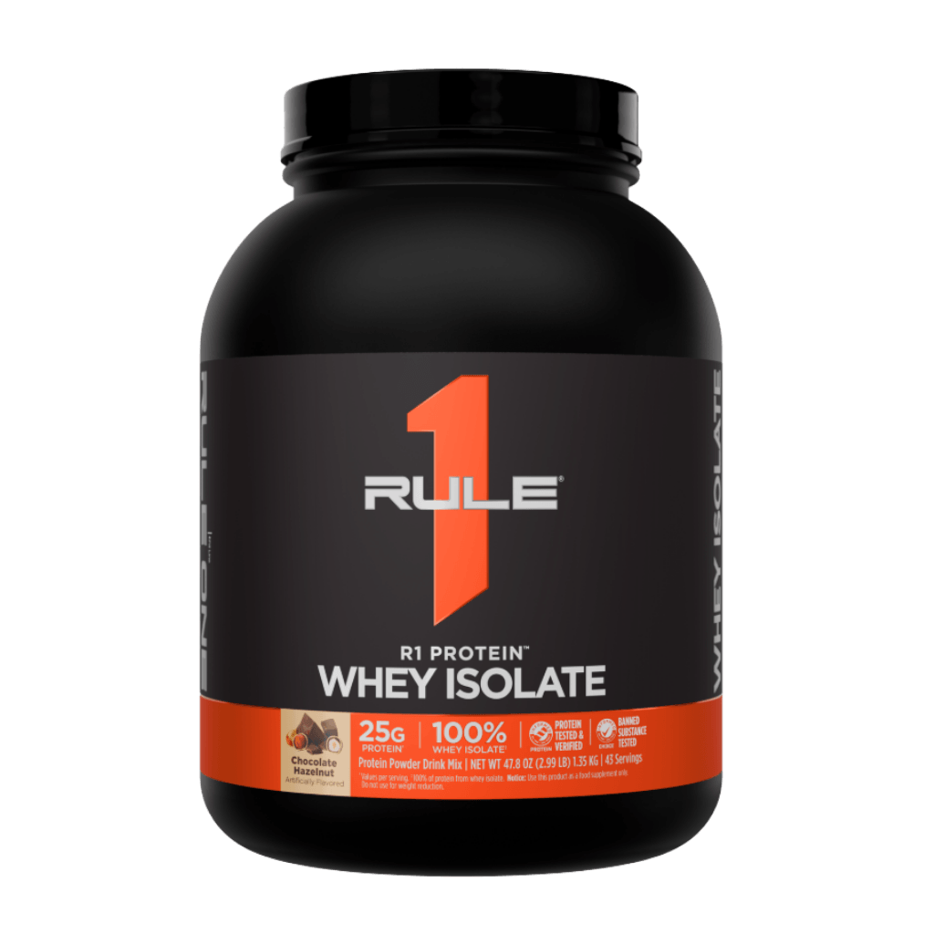 R1 Protein Rule 1 Whey protein isolate 3lb* Chocolate Hazelnut