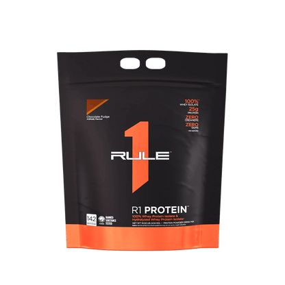 R1 Protein (2) & R1 Protein Rule 1 Whey protein isolate 10lb* (large) Chocolate Fudge