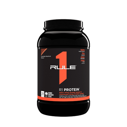 R1 Protein (8) & R1 Protein Rule 1 Whey protein isolate 2lb* Chocolate Hazelnut