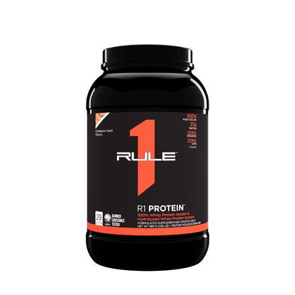 R1 Protein Rule 1 Whey protein isolate & R1 Protein Rule 1 Whey protein isolate 2lb* Cinnamon Swirl