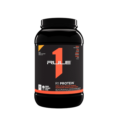 R1 Protein (9) & R1 Protein Rule 1 Whey protein isolate 2lb* Lightly Salted Caramel