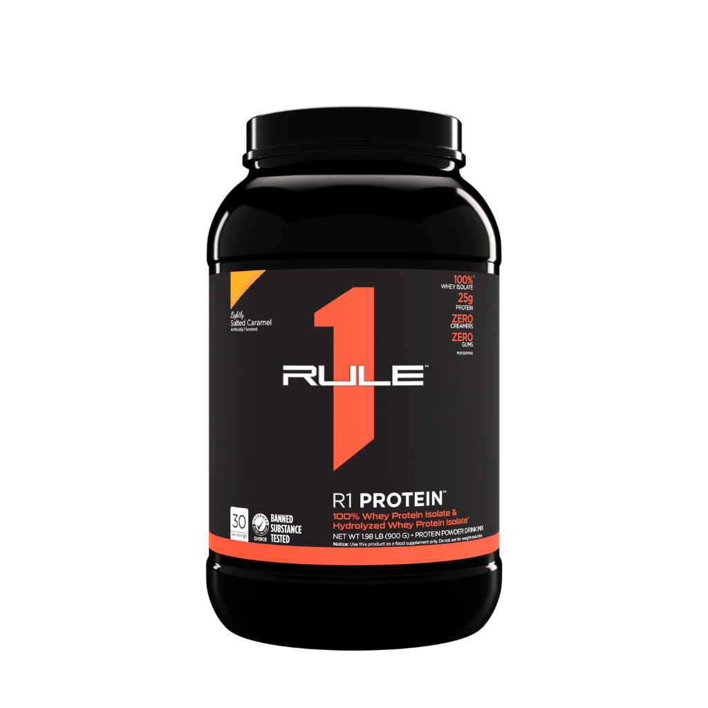 R1 Protein (9) & R1 Protein Rule 1 Whey protein isolate 2lb* Lightly Salted Caramel