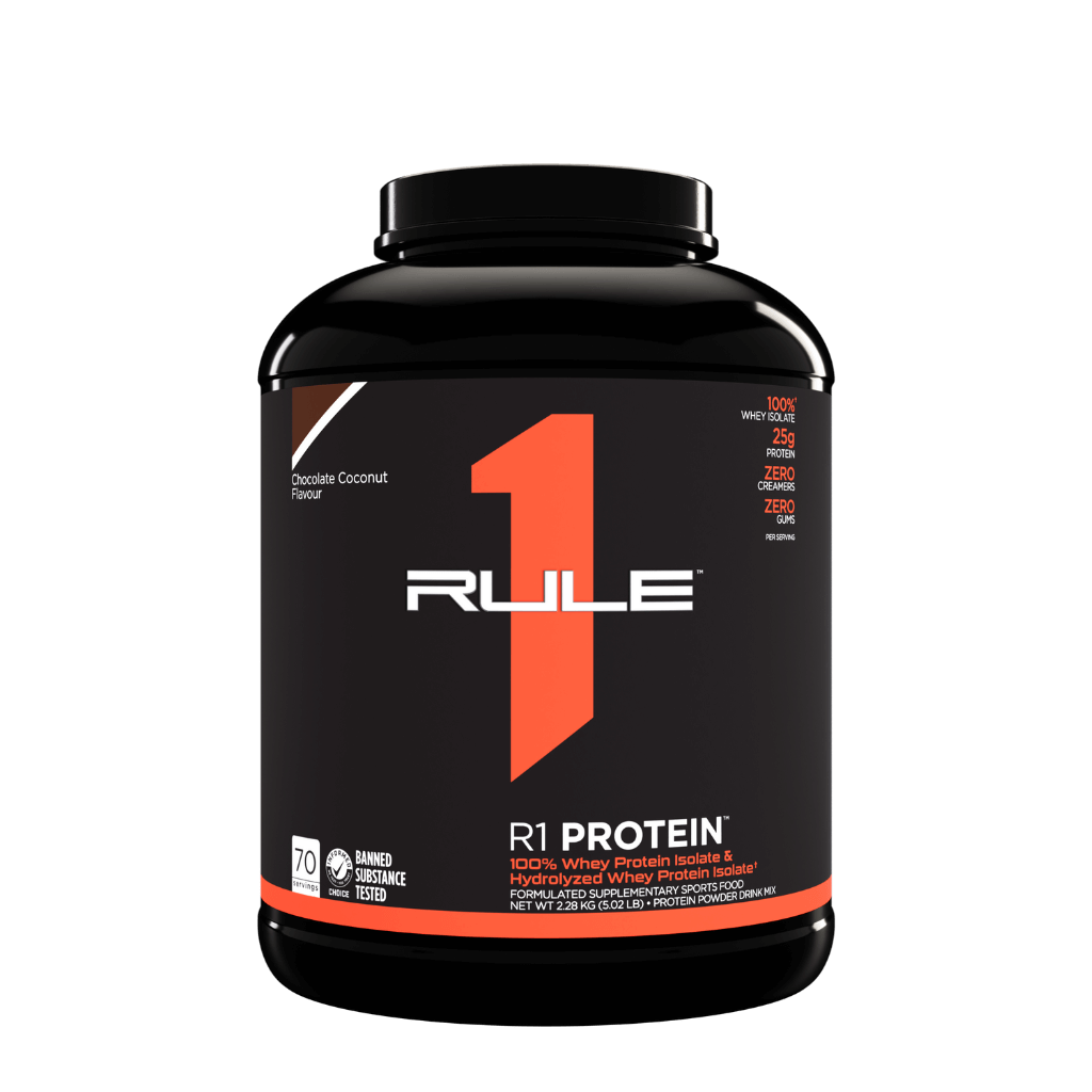 R1 Protein & R1 Protein Rule 1 Whey protein isolate 5lb* Chocolate Coconut