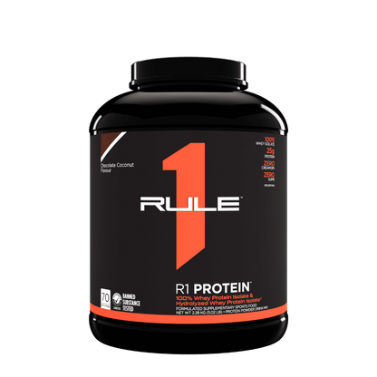 R1 Protein & R1 Protein Rule 1 Whey protein isolate 5lb* Chocolate Coconut