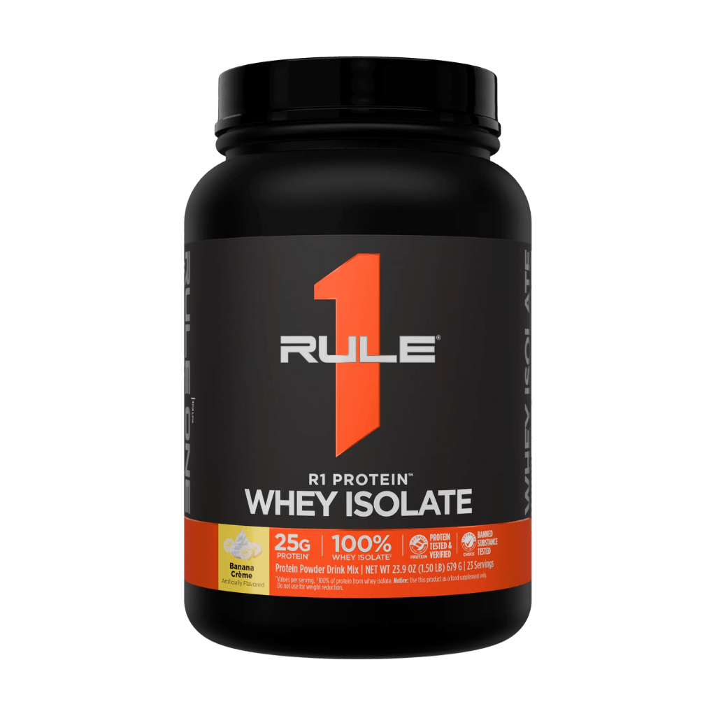 R1 Protein Rule 1 Whey protein isolate 1.5lb* Banana Creme