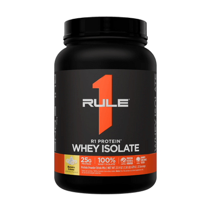R1 Protein Rule 1 Whey protein isolate 1.5lb* Banana Creme