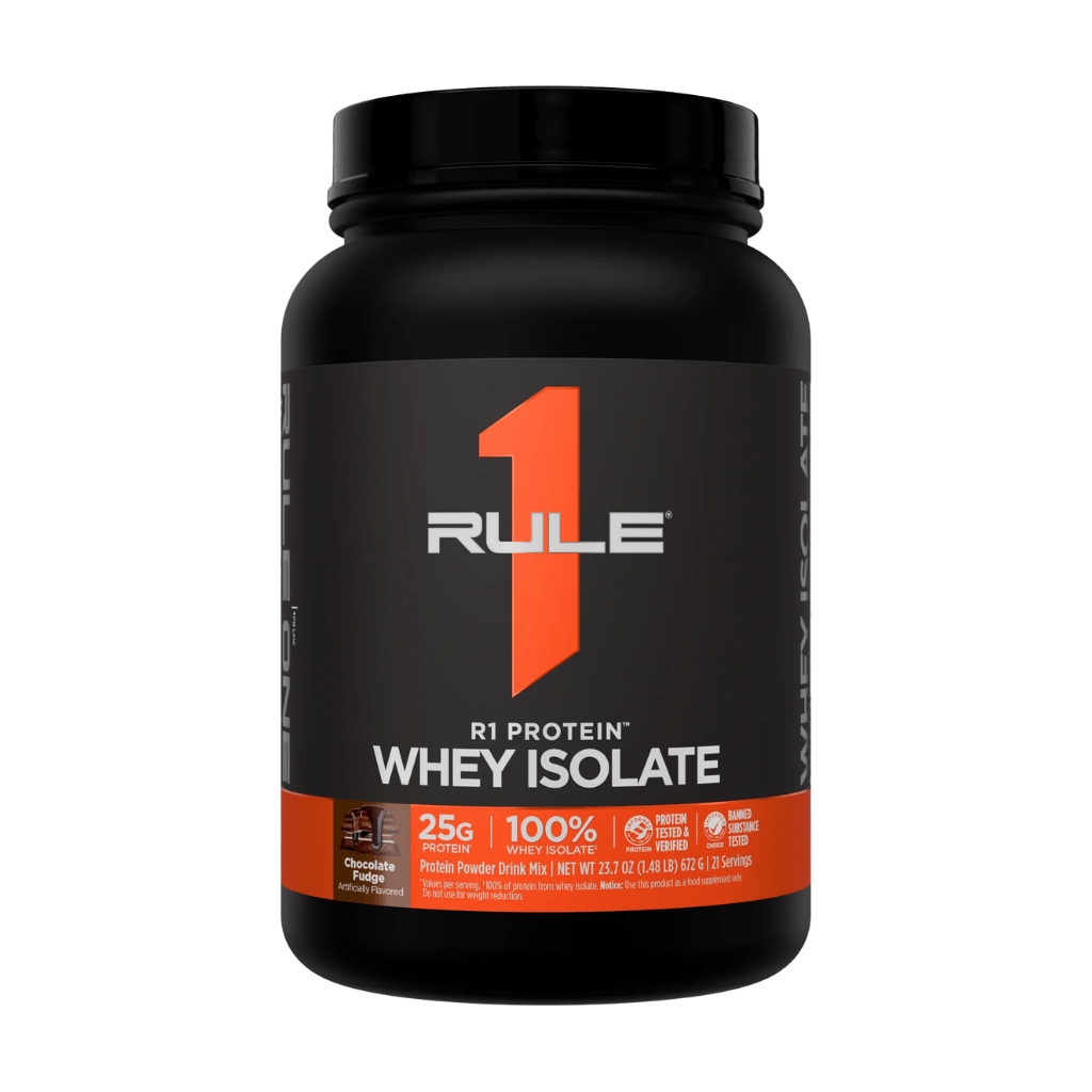 R1 Protein Rule 1 Whey protein isolate 1.5lb* Chocolate Fudge